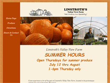 Tablet Screenshot of linstrothfarmmarket.com